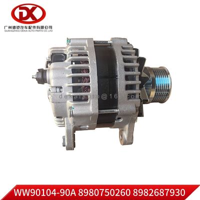 المولد 24V 80A 8980750260 8982687930 8 98075026 0 8 98268793 0 لقطع غيار الشاحنات ISUZU 700P 4HK1