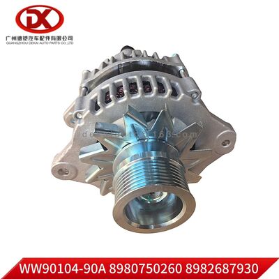 المولد 24V 80A 8980750260 8982687930 8 98075026 0 8 98268793 0 لقطع غيار الشاحنات ISUZU 700P 4HK1