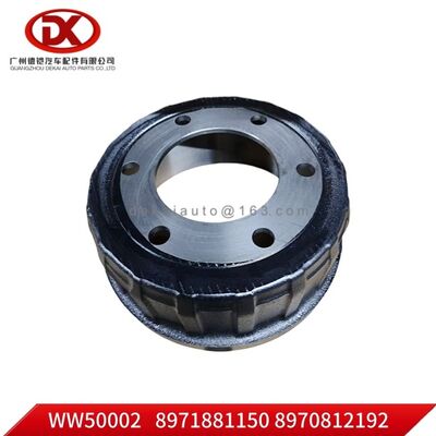 طبلة الفرامل 8971881150 8970812192 8 97188115 0 8 97081219 2 لشركة ISUZU 4HG1/4HG1-T/4HE1/4HK1/700P/NPR/NQR قطع غيار الشاحنات