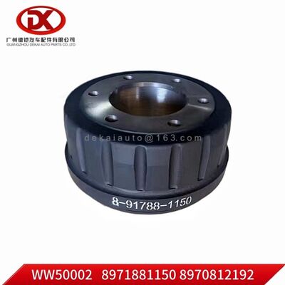طبلة الفرامل 8971881150 8970812192 8 97188115 0 8 97081219 2 لشركة ISUZU 4HG1/4HG1-T/4HE1/4HK1/700P/NPR/NQR قطع غيار الشاحنات